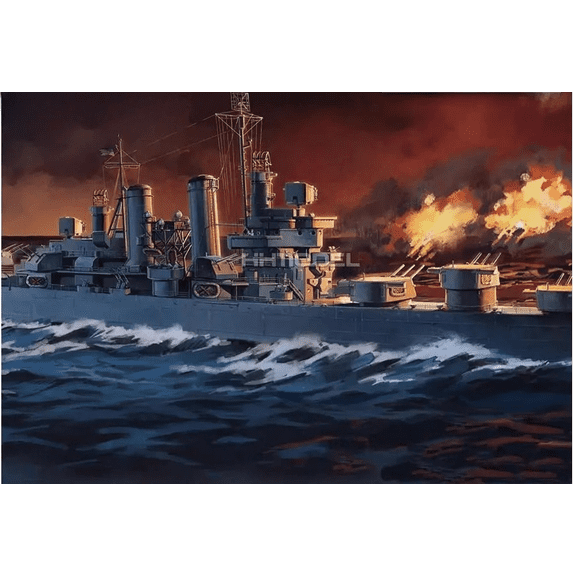 1/700 CL-50 VEE HOBBY V57019 Helena Cruiser Assembled Ship Model Starter Edition
