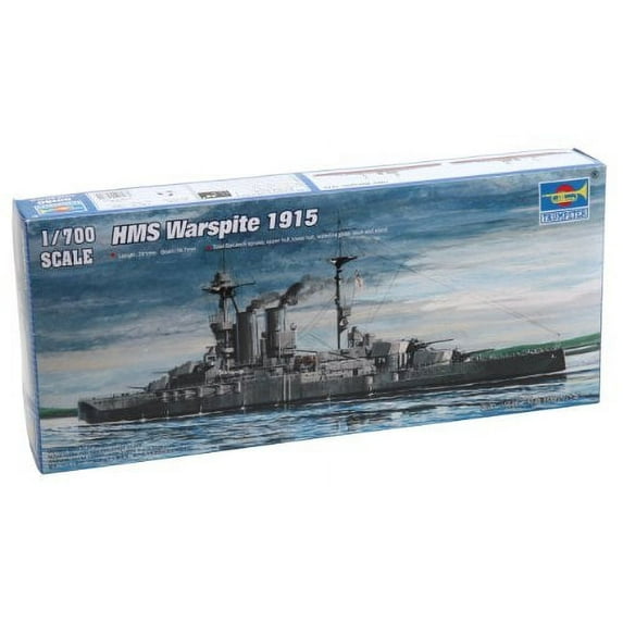 1/700 HMS Warspite Battleship 1915, 100% New Tool Multi-Colored