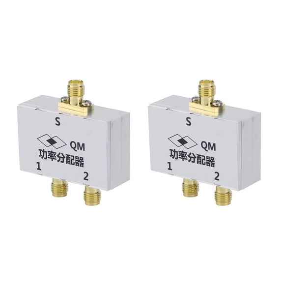 1-700GHz Frequency Mixer Up and Down Frequency Converter C/X/KU Band Mixer Accessory SMA Power Splitter,2 * SMA Power Splitter