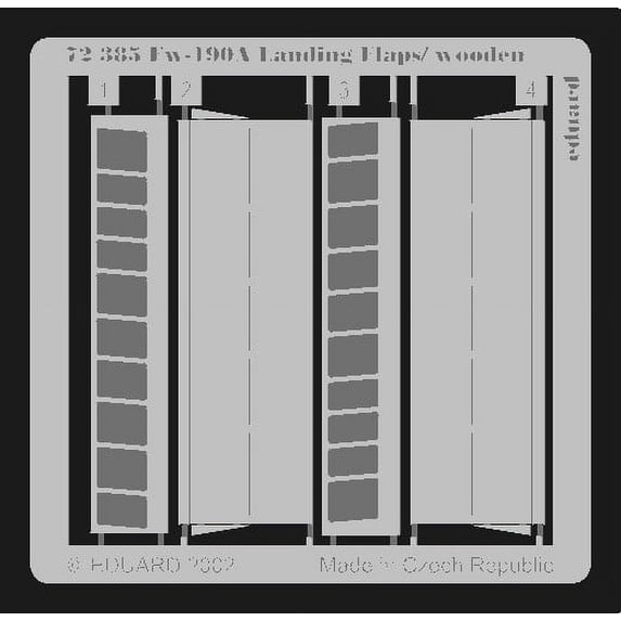 1/72 Aircraft- Fw190A Landing Flaps/Wooden Type for TAM