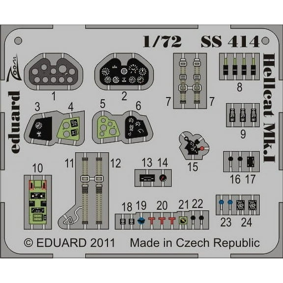 1/72 Aircraft- Hellcat Mk I for EDU (Painted Self Adhesive)