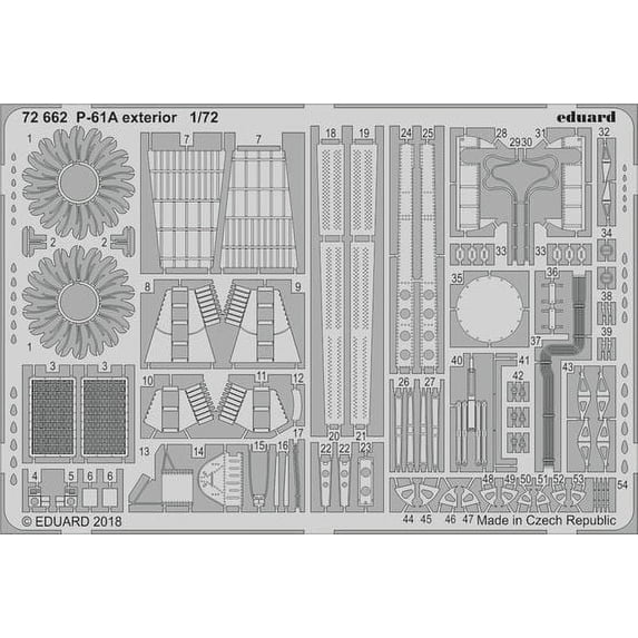 1/72 Aircraft- P61A Exterior for HBO