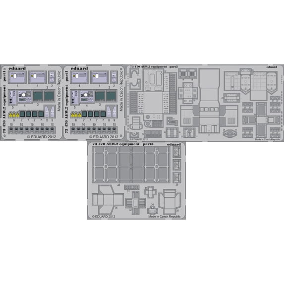 1/72 Aircraft- Sea King AEW2 Equipment for DML (Painted)