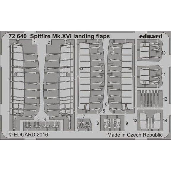 1/72 Aircraft- Spitfire Mk XVI Landing Flaps for EDU