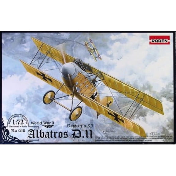 1/72 Albatros D II Oeffag s53 German BiPlane Fighter