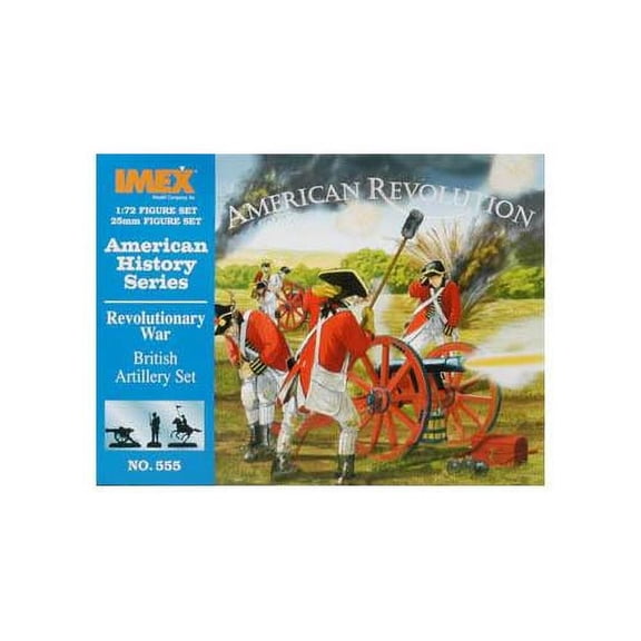 1/72 British Artillery Revolutionary War Figure Set
