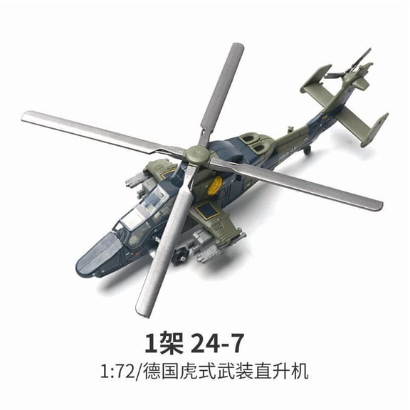 1/72 EC-665 Tiger Helicopter Model Creative Military Series Building Blocks Home Decor Assembled Toys For Boys Christmas Gifts