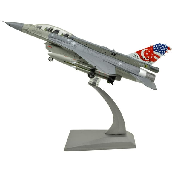 1:72 F-16D Fighting Falcon Fighter Attack Metal Plane Model,Singapore Air Force, Military Airplane Model,Diecast Plane,for Collecting and Gift