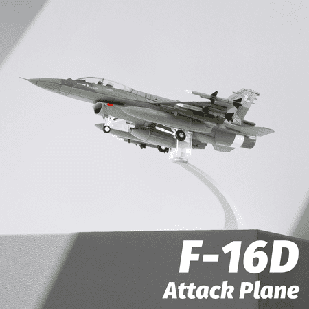1/72 F16D Fighter Jet Plane Model Metal Aircraft Model Military Airplane Model Diecast Plane Model for Collection or Gift