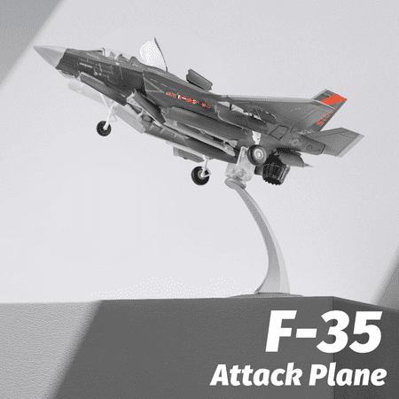 1/72 F35B Lightning II Attack Fighter Plane Metal Aircraft Model Military Airplane Model Diecast Plane Model for Collection or Gift