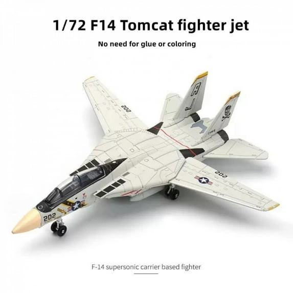 1/72 Fighter Model DIY Assemble Collection Toys Tabletop Decor Plane Model 3D Puzzle Assembly model Pendant Collect