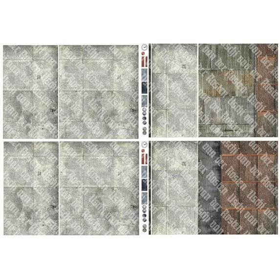 1/72 German Extension Set Workshop Diorama Decals (D)
