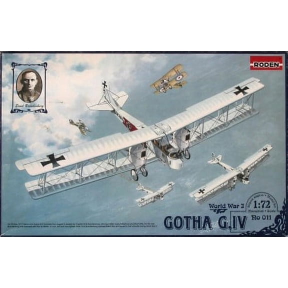 1/72 Gotha G IV WWI German BiPlane Bomber