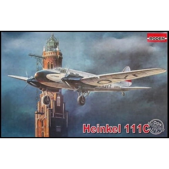 1/72 Heinkel He111C WWII German Bomber