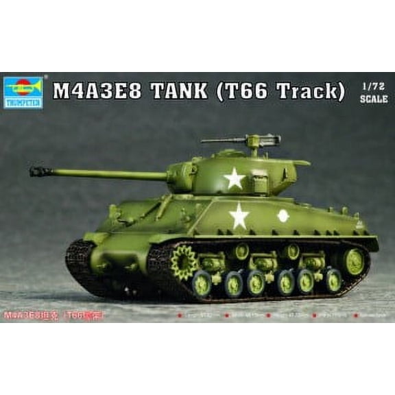 1/72 M4A3E8 (Easy Eight) Tank w/T66 Tracks