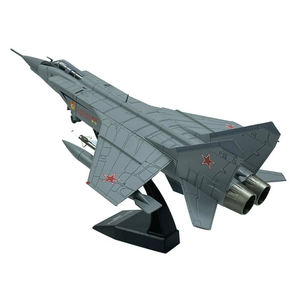 1/72 MiG-31 Supersonic Interceptor Aircraft Model Alloy+ABS, Collector's Item, Home Decoration Toy