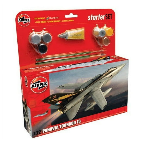 1/72 Panavia Tornado F3 Fighter Large Starter Set w/paint & glue