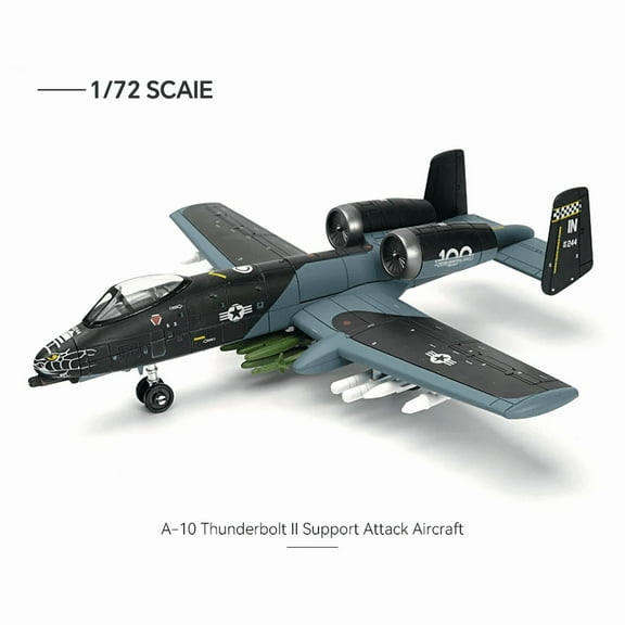 1/72 Plastic Model Airplane A-10 Thunderbolt II Warthog Plane Model Building Kits Toys Adult Assembly Model Plane