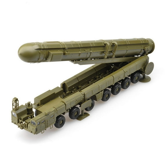 1:72 RT-2PM2 Russian Missile Launcher Vehicle Unassembled Plastic Military Armored Vehicle Armored Vehicle Collection