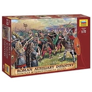 Zvezda 8052 - Roman Auxiliary Infantry I. BC II. AD - Plastic Model Soldiers Kit Scale 1/72 1\" 45 Soldiers