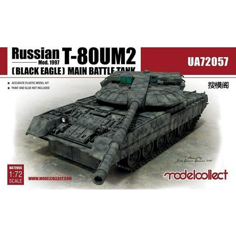 1/72 Russian T80UM2 Mod 1997 Black Eagle Main Battle Tank