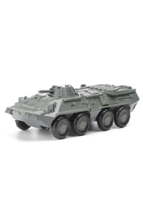 1/72 Scale BTR-80 Wheeled Model Plastic Fighter Military Model Diecast Tank Model for Collection