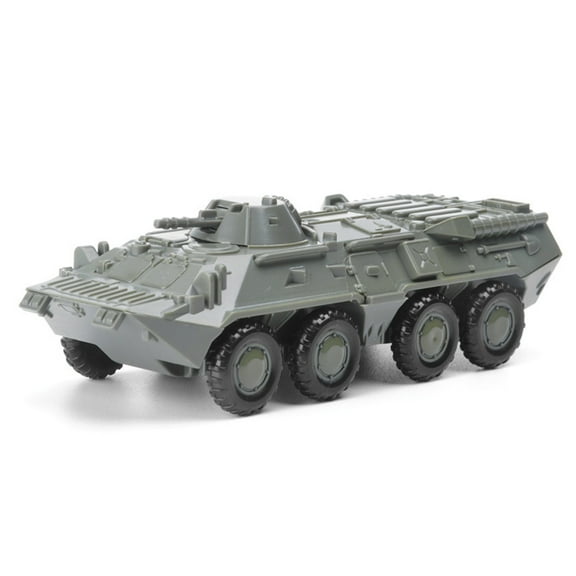 1/72 Scale BTR-80 Wheeled Model Plastic Fighter Military Model Diecast Tank Model for Collection