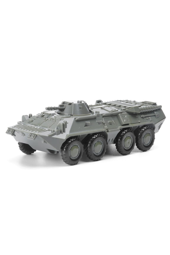 1/72 Scale BTR-80 Wheeled Model Plastic Fighter Military Model Diecast Tank Model for Collection