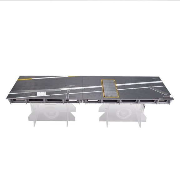 1/72 Scale Display Deck Diorama Module With Acrylic Stand, Large Miniature Platform Scene Base For Scale Vehicle And Aircraft Models, Collector Showcase And Photography Display