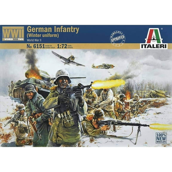 1:72 Scale German Infantry Winter Uniform Model Kit