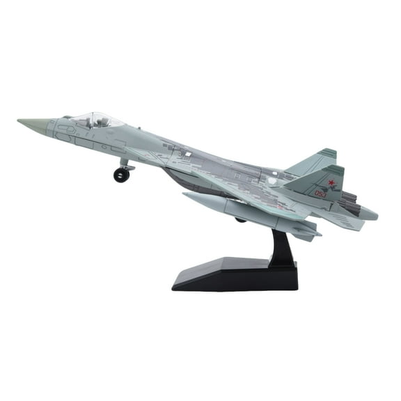1:72 Scale Russia SU-57 Fighter Jet Quick Build Model Kit with Stand 31PCS DIY Airplane Model Gift for Adults and Kids Collection