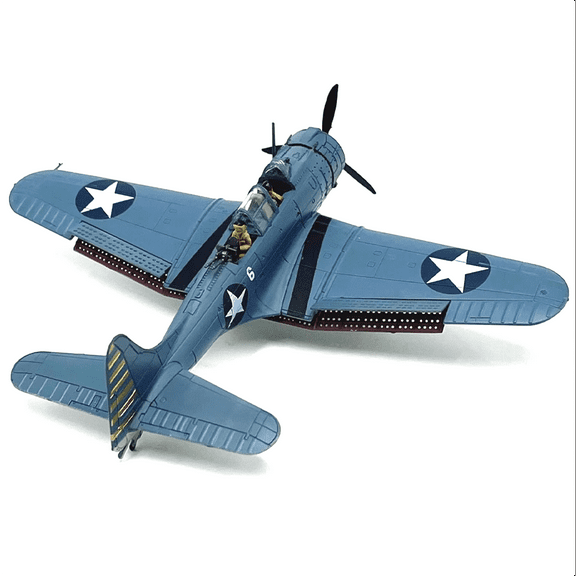 1:72 Scale US SBD-3 Dive Bomber Alloy Aircraft Model Accurate Collectible, for Display and Collection Gifts