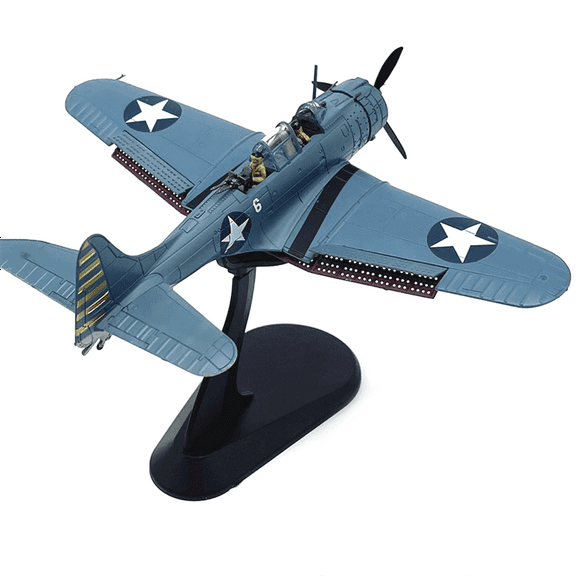 1:72 Scale US SBD-3 Dive Bomber Alloy Aircraft Model Accurate Collectible, for Display and Collection Gifts