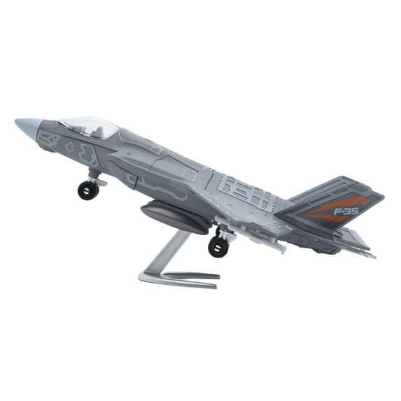 1:72 Scale United States F-35 Fighter Jet Quick Build Model Kit with Stand 27PCS DIY Airplane Model Gift for Adults and Kids Collection