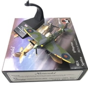 172 Scale WWII British Spitfire Fighter Alloy Model Airplane for Birthday, Christmas & Fathers Day Gifts
