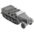 thumbnail image 1 of 1/72 Scale WWII Sd.Kfz.7 Half-track 4D Vehicle Model Plastic Fighter Military Model Plastic for Collection Toys (Unassembled Kit), 1 of 9