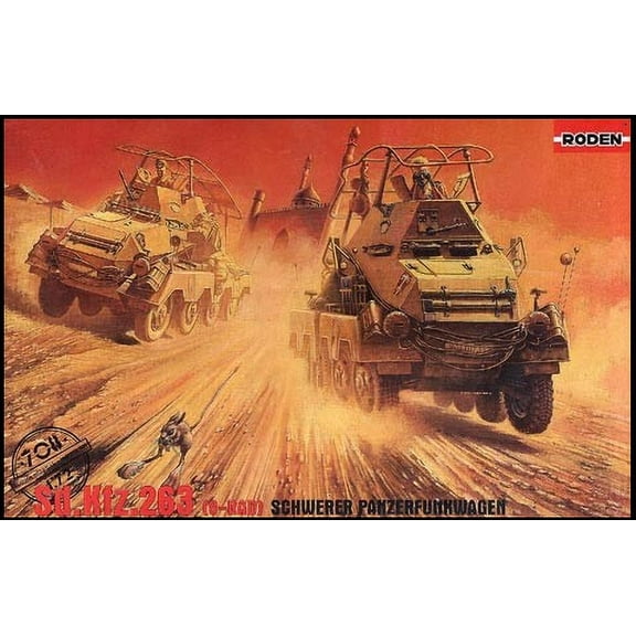 1/72 SdKfz 263 (8 Rad) Schwerer PzFuWg Armored Vehicle