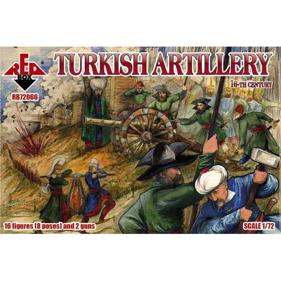 1/72 Turkish Artillery XVI Century (16 w/2 Guns)
