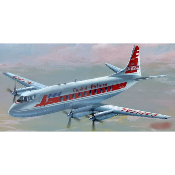 1/72 Vickers Viscount 700 Aircraft w/Capital Airlines & British ...