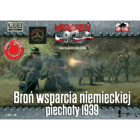 1/72 WWII German Infantry Support Weapons w/15 Crew