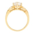 thumbnail image 1 of 1.72 ct Round Cut Simulated Diamond Three-Stone Engagement Ring for Women in 14K Yellow Gold, 1 of 2