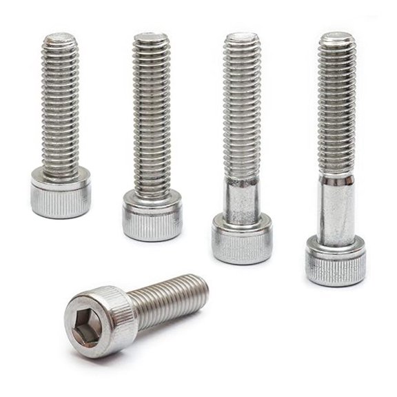 - #1-72 x 1/4" Socket Head Screws, F837, Stainless Steel, 100 Pack