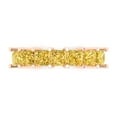 thumbnail image 1 of 1.75 ctw Wedding Band for Women - 14K Rose Gold Natural Citrine Stackable Eternity Ring, 1 of 6