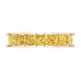 thumbnail image 1 of 1.75 ctw Wedding Band for Women - 14K Rose Gold Simulated Yellow Diamond Stackable Eternity Ring, 1 of 6