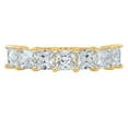 thumbnail image 1 of 1.75 ctw Wedding Band for Women - 18K Yellow Gold Moissanite Stackable Eternity Ring, 1 of 5