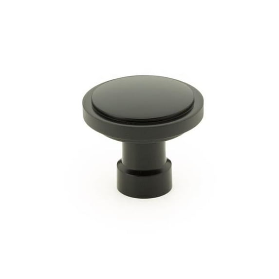 1.75 in. Haydon Cabinet Knob, Flat Black