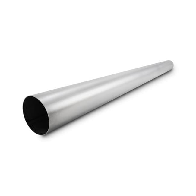 304 Stainless Exhaust Stack 5 x 24 Straight Cut OD End 10-524 SS