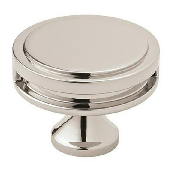 1.75 in. Oberon Cabinet Knob, Bright Nickel