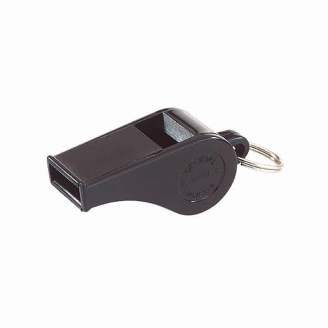 1.75 in. Whistle Small Plastic, Black - 12 Per Pack - Pack of 3