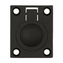 1.75 x 1.37 in. Flush Ring Pull, Oil Rubbed Bronze - Solid